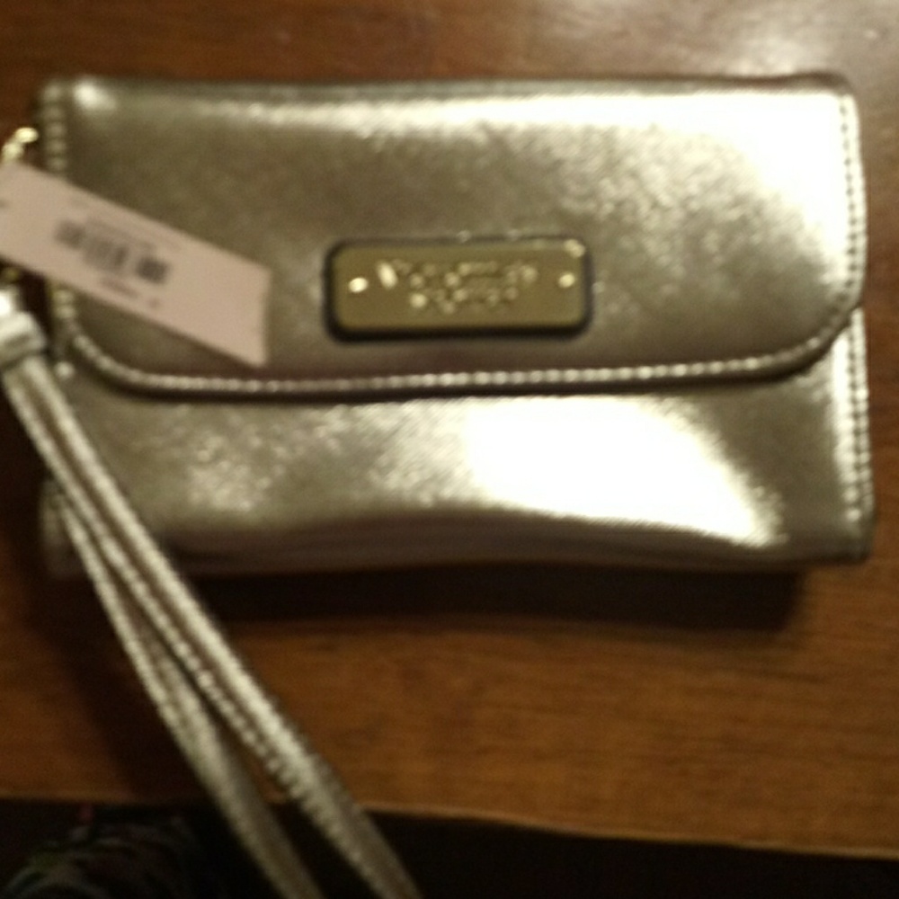 VICTORIA'S SECRET Gold Metallic Wallet